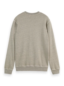 Scotch & Soda Denim washed artwork sweatshirt