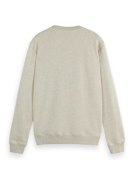 Scotch & Soda Denim washed artwork sweatshirt
