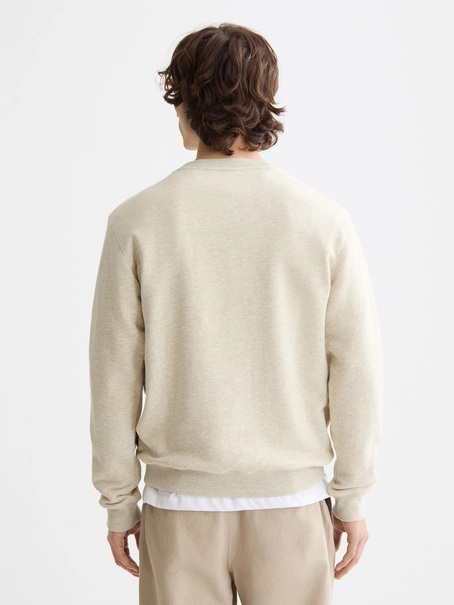 Scotch & Soda Denim washed artwork sweatshirt