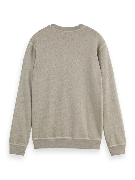 Scotch & Soda Denim washed artwork sweatshirt