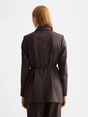 Scotch & Soda Double breasted lurex pinstripe bla