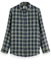 Scotch & Soda Double-face regular fit shirt
