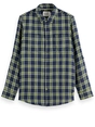 Scotch & Soda Double-face regular fit shirt