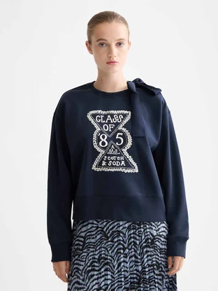 Scotch & Soda Elevated artwork sweater