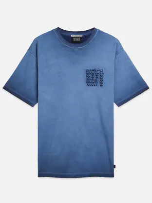 Scotch & Soda Embroidered artwork relaxedfit garm