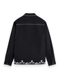 Scotch & Soda Embroidered cotton-blend worker jac