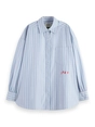 Scotch & Soda Embroidered girlfriend shirt