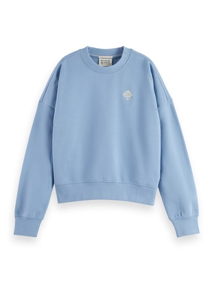 Scotch & Soda Embroidered logo relaxed fit sweats