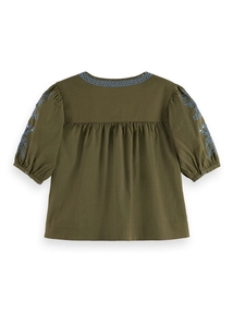 Scotch & Soda Embroidered Top