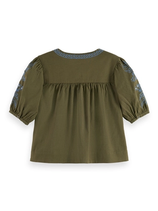 Scotch & Soda Embroidered Top