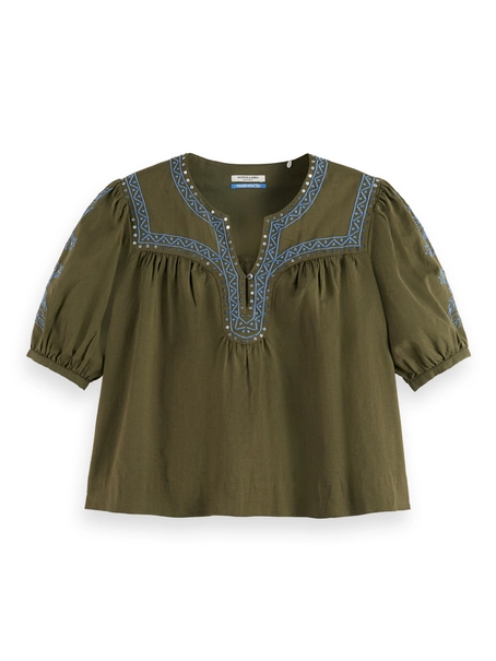 Scotch & Soda Embroidered Top