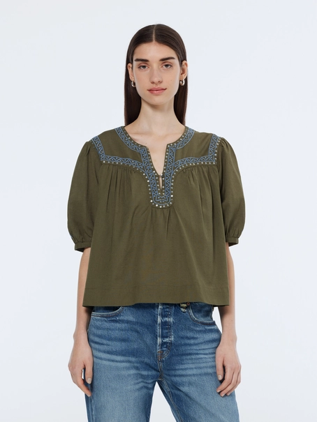 Scotch & Soda Embroidered Top