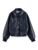 Scotch & Soda Faux leather bomber jacket