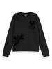 Scotch & Soda Flock print artwork regular sweatsh