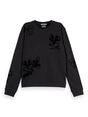Scotch & Soda Flock print artwork regular sweatsh