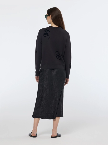 Scotch & Soda Flock print artwork regular sweatsh