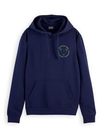 Scotch & Soda Front and back artwork hoodie