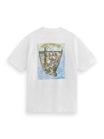 Scotch & Soda Front and back artwork relaxed fit