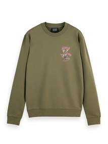 Scotch & Soda Front and back artwork sweatshirt