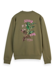 Scotch & Soda Front and back artwork sweatshirt