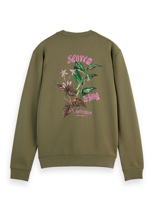 Scotch & Soda Front and back artwork sweatshirt