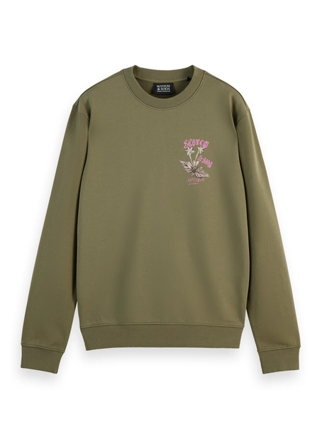 Scotch & Soda Front and back artwork sweatshirt