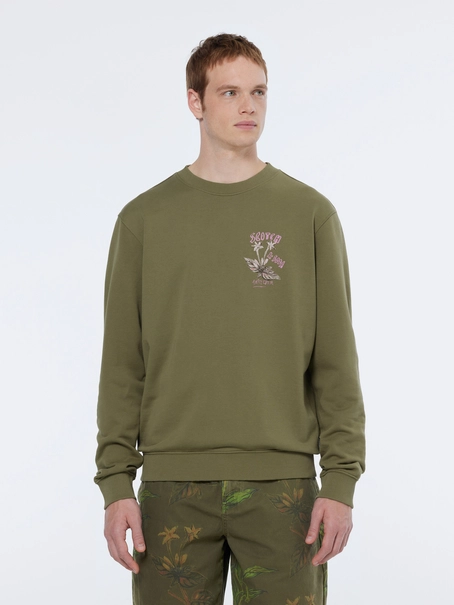 Scotch & Soda Front and back artwork sweatshirt