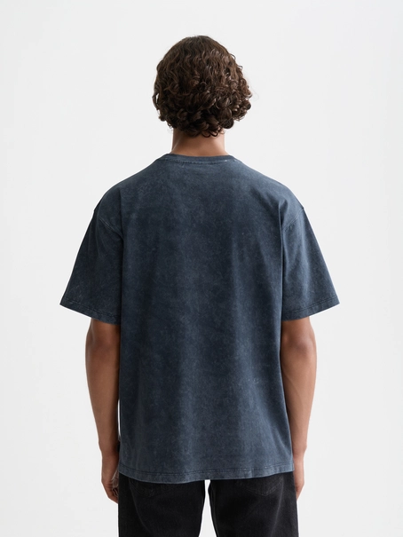 Scotch & Soda Front artwork relaxed-fit snow-wash