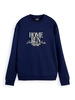 Scotch & Soda Front artwork relaxed fit sweatshir