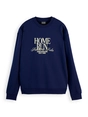Scotch & Soda Front artwork relaxed fit sweatshir
