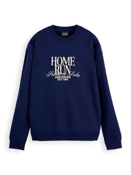 Scotch & Soda Front artwork relaxed fit sweatshir