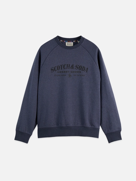 Scotch & Soda Front artwork relaxed-fit sweatshir