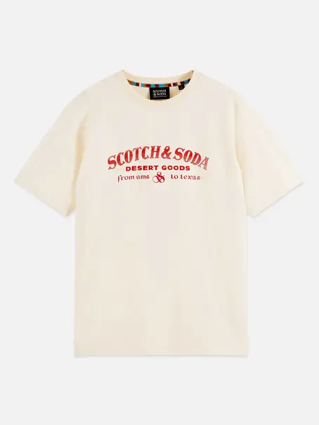 Scotch & Soda Front artwork relaxed-fit T-shirt