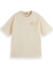 Scotch & Soda Front back artwork garment dye loos