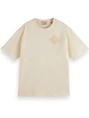 Scotch & Soda Front back artwork garment dye loos