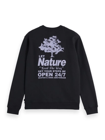 Scotch & Soda Front + Back Artwork Sweatshirt