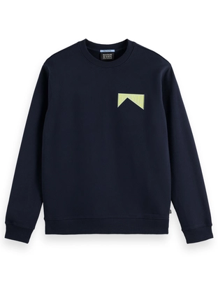 Scotch & Soda Front + Back Artwork Sweatshirt