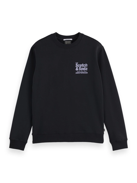Scotch & Soda Front + Back Artwork Sweatshirt