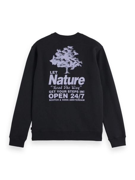 Scotch & Soda Front + Back Artwork Sweatshirt