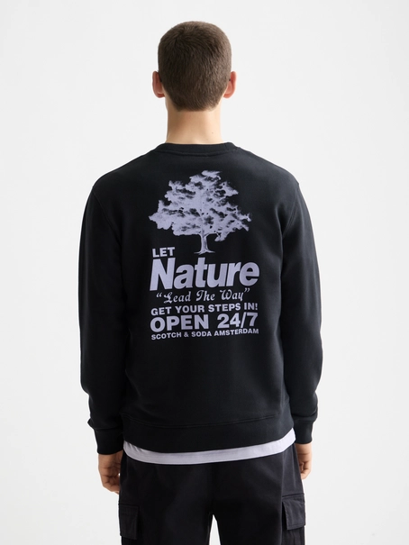 Scotch & Soda Front + Back Artwork Sweatshirt