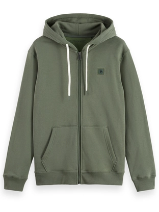 Scotch & Soda Full Zip Logo Hoodie