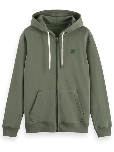 Scotch & Soda Full Zip Logo Hoodie