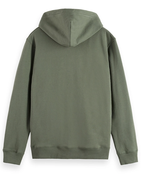 Scotch & Soda Full Zip Logo Hoodie