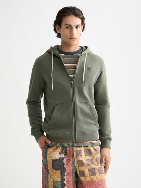 Scotch & Soda Full Zip Logo Hoodie