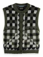 Scotch & Soda Fuzzy jacquard spencer