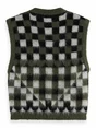 Scotch & Soda Fuzzy jacquard spencer