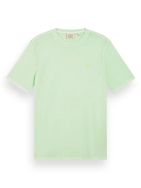 Scotch & Soda Garment Dye Logo Crew T-shirt