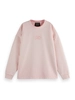 Scotch & Soda Garment dye logo oversized sweatshi