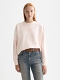 Scotch & Soda Garment dye logo oversized sweatshi