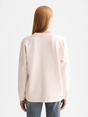 Scotch & Soda Garment dye logo oversized sweatshi